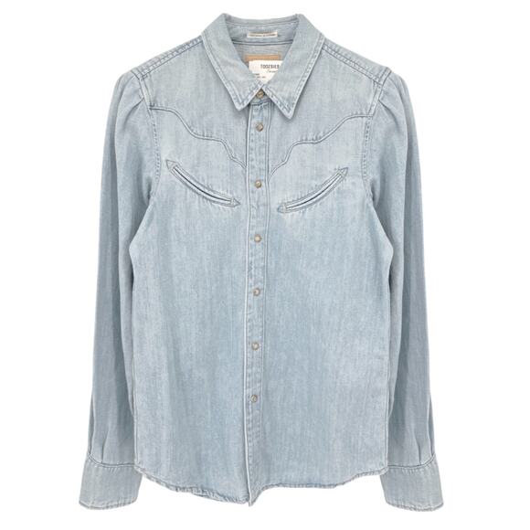 MOTHER The Ex Rodeo Shirt in Birds and Bees S - Picture 1 of 12